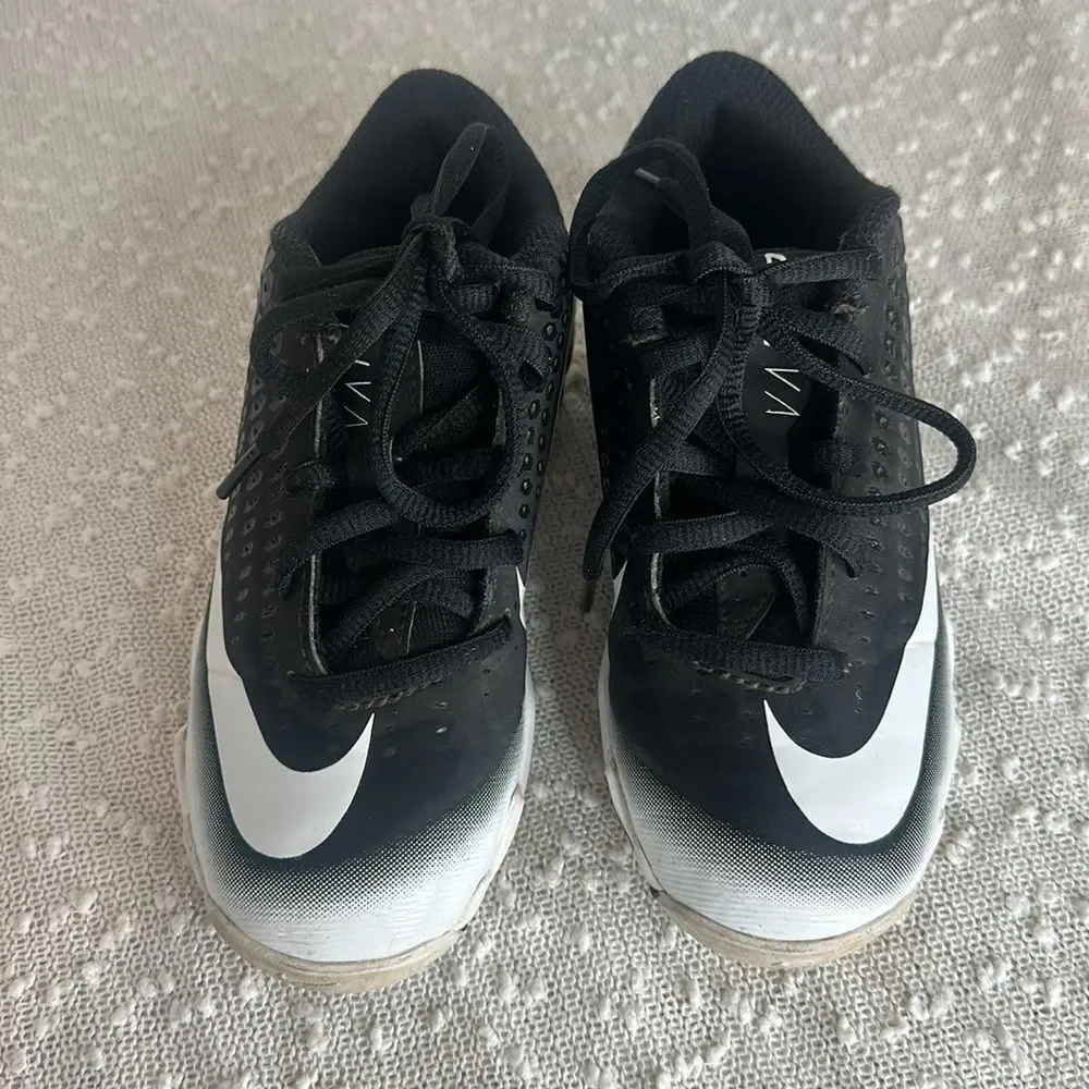 NIKE Vapor Ultrafly Baseball Cleats Shoes Black White size 11C 11